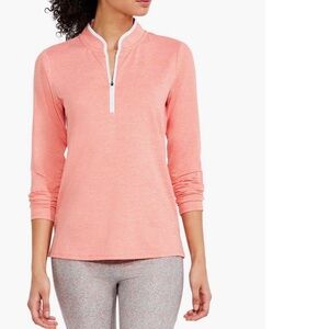 Nic And Zoe FlowFit Half Zip Pullover Top Size S Women Athleisure Long Sleeve